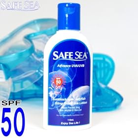 �N���Q�Ɏh����ɂ������Ă��~�� SAFE�@SEA �T�����[�V���� ADVANCE UVA/UVB �iSPF50�EPA+++�j/
