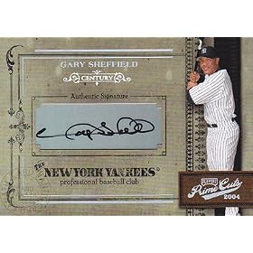 MLB�J�[�h�y�Q�[���[�@�V�F�t�B�[���h�z2004 Playoff Prime Cuts Signature Century�@25������I�i22/25�j�iGary Sheffield�j