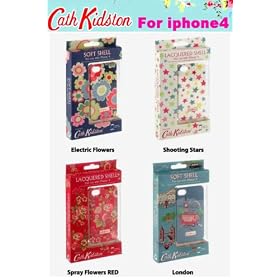 �L���X�L�b�h�\�� Cath Kidston iphone4 �P�[�X�i�A�C�t�H��4��p�j Shooting Stars