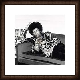 �|�X�^�[ �t�H�g�O���t Jimi Hendrix London England 1967 �z���i �E�b�h�n�C�O���[�h�t���[��(�I�[�N)