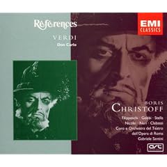 Verdi: Don Carlo / Santini, Christoff, Gobbi, Stella, et al