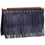 Anouk Girl's 1093 Cowgirl Fringe/Stud Clutch Cross Body Bag