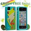 Case-mate iPhone 4/4S用 ソフトケース クリーチャーズ フロッグ アクア CM019531