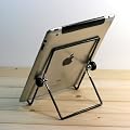 i-Beans�@New iPad / iPad 2 / Xoom / P7100 / TouchPad�Ή��X�^���h�@180�x�܂Œ��߉\�@�u���b�N�@Stand for all tablet PCs (4005-1)