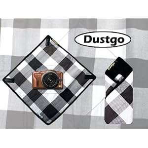 【クリックで詳細表示】コンパクトカメラ用カメラふろしき チェック30cm＊30cm