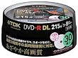 TDK �^��pDVD-R DL(�Ж�2�w) CPRM�Ή� 8�{���Ή� �C���N�W�F�b�g�v�����^�Ή�(�z���C�g�E���C�h�f�B�X�N) 30���X�s���h�� DR215DPWB30PS