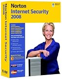  Norton Internet Security 2008 (3 User licence), Full Edition (PC)