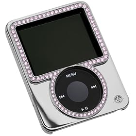 Gilty Couture iPod nano��3����p���O�W���A���[�n�[�h�P�[�X GILTY COUTURE for iPod nano 3G �V���o�[ with �s���L�[�X�����t�X�L�[ GTY-IP-000006