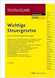 [Book] Wichtige Steuergesetze: Mit Durchführungsverordnungen
