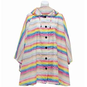 HUS.Rainponcho Rainbow Stripe 58102 58102