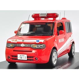 CARNEL 1/43 NISSAN CUBE Z12 LIFESAVING OPERATION ���l�s���h�ǋ~���������ԗ�