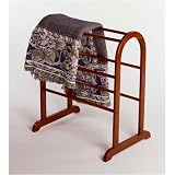  Winsome 94326 Walnut Beechwood QUILT RACK