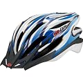 OGK KABUTO(�I�[�W�[�P�[�J�u�g) LEFF�w�����b�g WHITE BLUE WHITE BLUE M/L