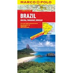 Marco Polo Map Brazil, Bolivia, Paraguay, Uruguay (Marco Polo Maps)