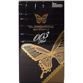 【クリックで詳細表示】ジェクス コンドーム【グラマラスバタフライホット003 10個入り】