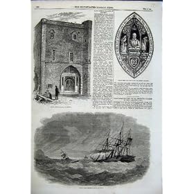 1858 Lisbon Bar Ship Storm King John Palace Stepney Art