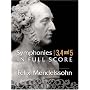 Symphonies Nos. 3, 4 and 5 in Full Score (Dover Orchestral Scores)
