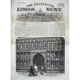 1861 West Screen Exeter Cathedral Archaeological