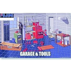 【クリックでお店のこの商品のページへ】1/24 ガレージ&ツールシリーズ GT15 ガレージ&ツールセット