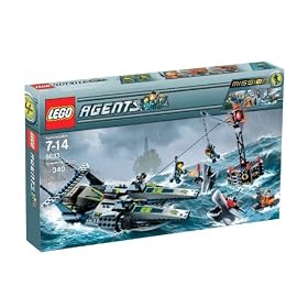 LEGO 8633�@Mission 4: Speedboat Rescue�i���S�@�G�[�W�F���g �X�s�[�h�{�[�g�@���X�L���[�j