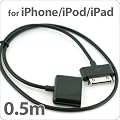 iPhone/iPad/iPod Dock�R�l�N�^USB����0.5Black