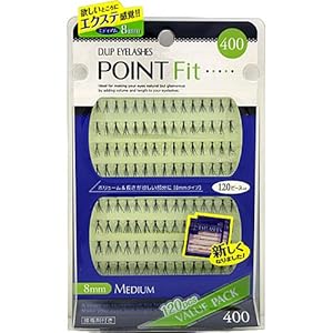 【クリックで詳細表示】D-UP アイラッシュ ポイントフィット 400 ミディアム・8mm