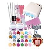 2010 GEL NAIL VOLUME KIT [�W�F���l�C���{�����[���L�b�g]36WUV���C�g�t��+�������t