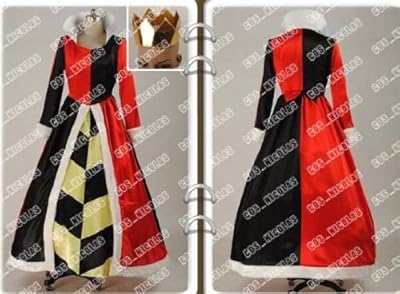 高品質コスプレ衣装 不思議の国のアリス ハートの女王 コスチューム、コスプレ