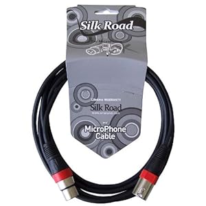 【クリックで詳細表示】Silk Road LM203-3 マイクケーブル XLRオス-メス 3メートル