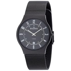 [�X�J�[�Q��]SKAGEN �r���v basic titanium mens 233XLTMB �P�[�X��: 37mm �����Y [���K�A���i]
