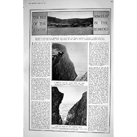 1921 �H�̒��� Mingulay Hebrides �̃r�[�g�����O�����̃A�����J�̃c�[���X�g�̑D�^�q�`