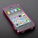 CAZE ThinEdge Clear frame case for iPhone 4/4S Bumper Pink 【世界最薄クリアバンパー】