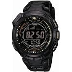 CASIO (カシオ) 腕時計 PROTREK プロトレック Triple Sensor ソーラー 電波時計 ALL BLACK LIMITED MULTIBAND 5 PRW-1300YJ-1JR