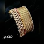 Multi Gold Plated American Diamond Fashion Bangle 1 Bangle