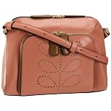 Orla Kiely Structured Stem Leather Iris Crossbody Bag