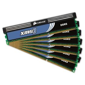 CORSAIR DDR3 1600MHz 8GB 2x240 DIMM Unbuffered 9-19-9-27 XMS3 CMX8GX3M2A1600C9