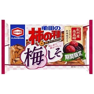 亀田製菓 亀田の柿の種梅しそ6袋詰 210g×12袋