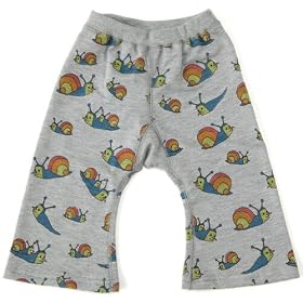 Mademoiselle papillon Snail Cotton Pants