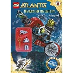 Lego Atlantis: The Quest for the Lost City Book with Lego Figurine