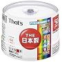 ���z�U�d�� That's DVD-R�r�f�I�p CPRM�Ή�16�{��120��4.7GB ����E�ϐ��ʐ^�掿���C�h�v�����^�u�� �X�s���h���P�[�X50���� DR-C12WKY50BN