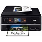 EPSON Colorio インクジェット複合機 EP-902A 有線・無線LAN標準搭載 タッチパネル液晶 前面二段給紙 6色染料インク