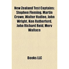 New Zealand Test Captains: Stephen Fleming, Martin Crowe, Walter Hadlee, John Wright, Ken Rutherford, John Richard Reid, Merv Wallace