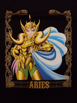 聖闘士星矢　オフィシャル　Tシャツ　アリエス　ムウ　 日本未発売 　新品