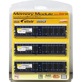 �V�[�E�G�t�E�f�[�̔� Elixir �f�X�N�g�b�v�p������ DDR3 T3U1333Q-4G DDR3 PC10660 CL9 4GB3���Z�b�g