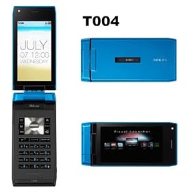 �V�i ���b�N�N���A�ς� au REGZA Phone T004 �A�Y�[���u���[ ������ �W���Z�b�g�i