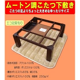 ���[�J�[���� ��ϒg�������[�g�����A�N�����}�C���[�R�^�c���~ �ё�12mm �����`100cm�~140cm �u���E��