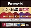 Panasonic �u���[���C�f�B�X�N �^��p2�{�� 50GB(�Ж�2�w �����^) 5���p�b�N Grace LM-BE50S5RN