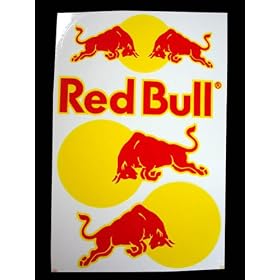�ySTICKER�z��l�C!!!RED�@BULL�i���b�h�E�u���j�X�e�b�J�[�iL)-RD10