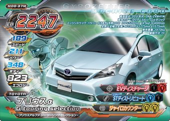 超速変形ジャイロゼッター　第0弾　メタリック　プリウスα G touring selection
