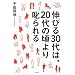 �L�т�30��́A20��̍���莶����
